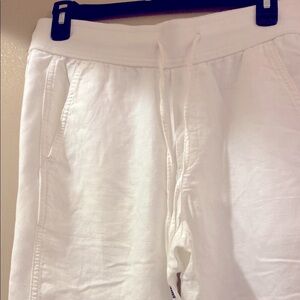 GAP White Track Pants